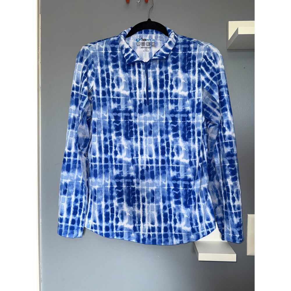 Ibkül Rue Royal Blue 1/4 Zip Pullover W/Mesh Panels | Size Small | Outdoors